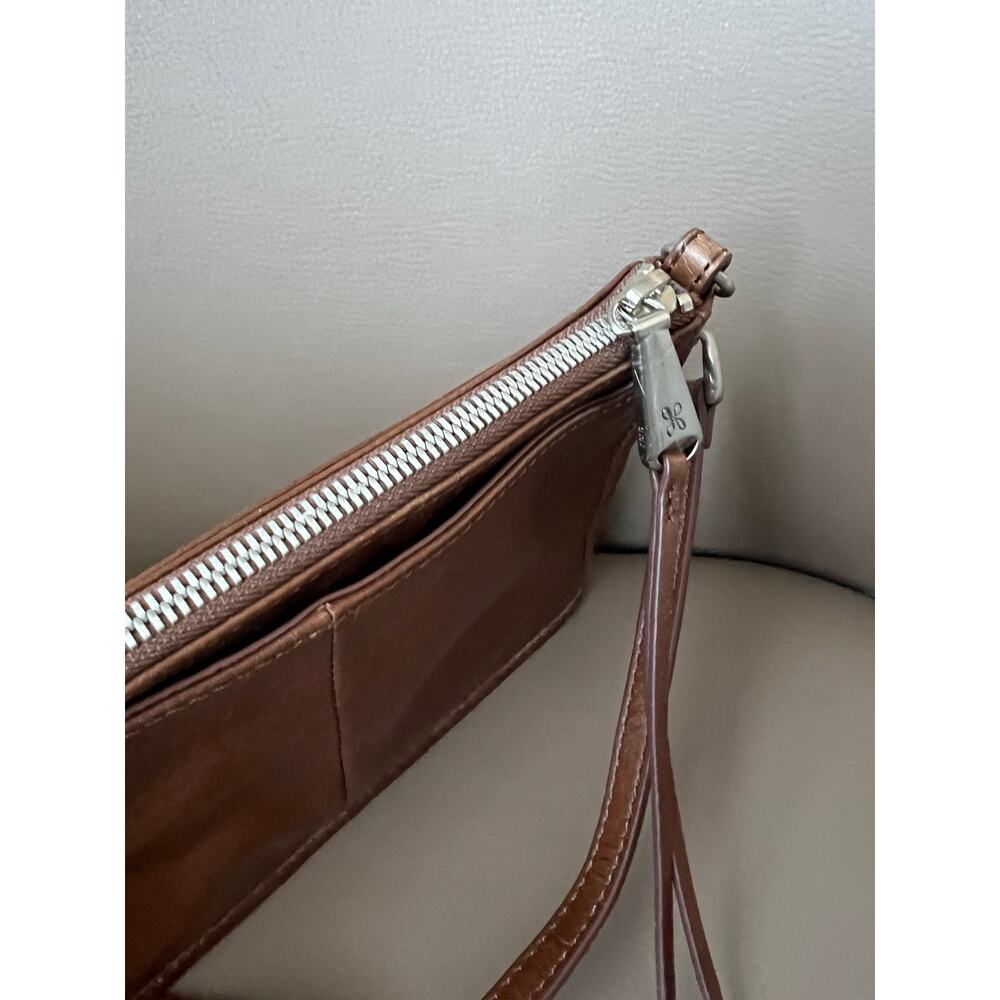 Hobo International Bag CADENCE Leather Crossbody Small Purse Brown - Picture 3 of 9